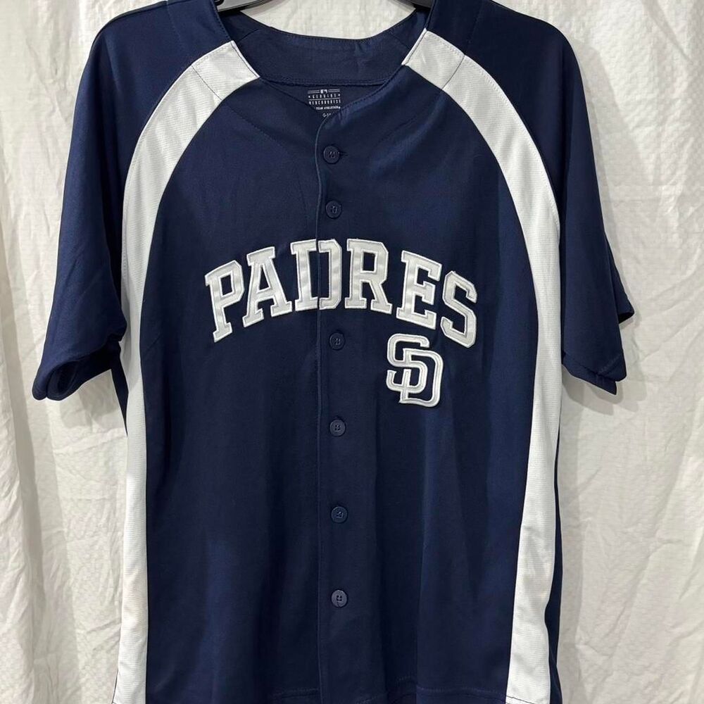 Mlb Navy and Blue Top